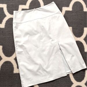BANANA REPUBLIC ice blue stretch women’s pencil skirt size 4 with front slit